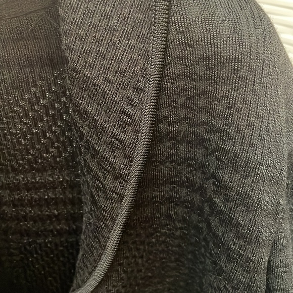 ST JOHN black knit blazer wool blend size 14 - Picture 6 of 10